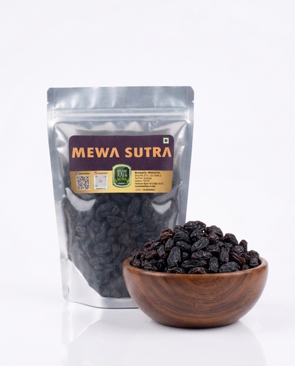 Mewa Sutra Premium Black Raisins – 100% Natural & Seedless